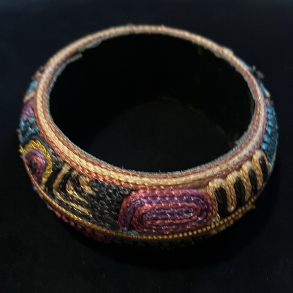 Pink, Blue, Yellow, & Black Bracelet - Picture 8 of 17